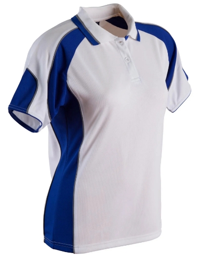 Picture of Winning Spirit, Ladies Cooldry Contrast Polo w Panels